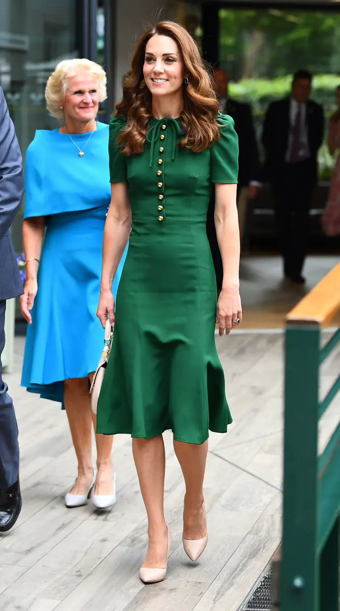 Duchess of Cambridge in Green Dolce and 