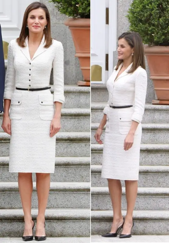 King Felipe and Queen Letizia welcomed the Colombian President and ...
