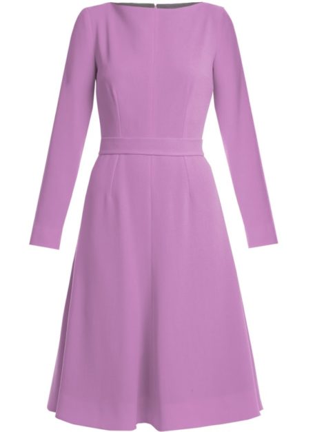 Emilia Wickstead Kate Wool-Crepe Dress | RegalFille | Duchess Kate