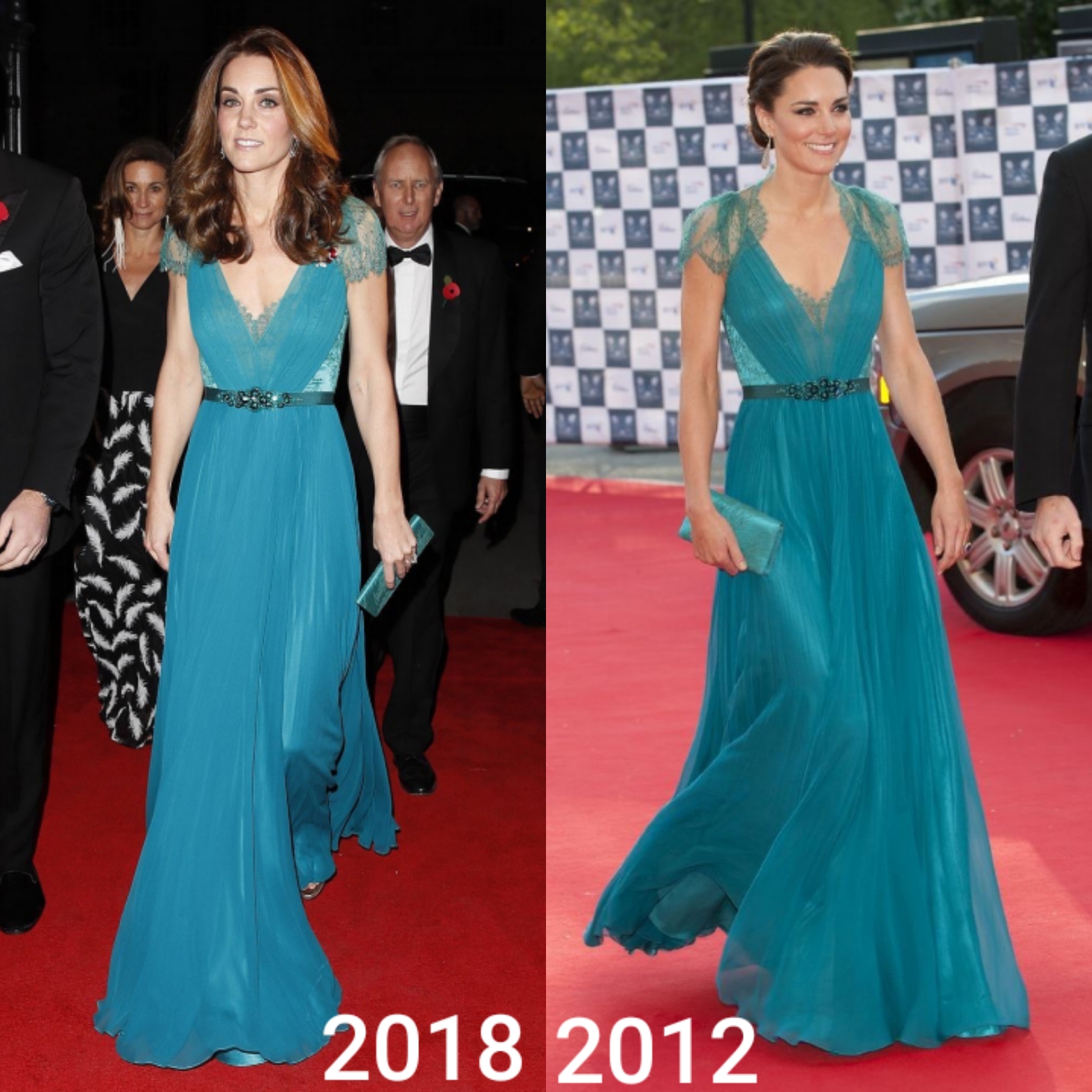 The Duchess of Cambridge in Jenny Packham at Tusk Awards | RegalFille
