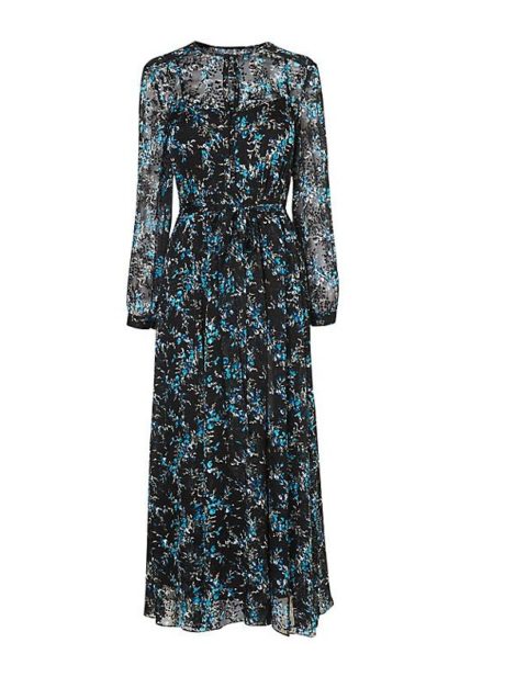 LK Bennett Cersei Evergreen Silk Dress | RegalFille | Duchess Kate