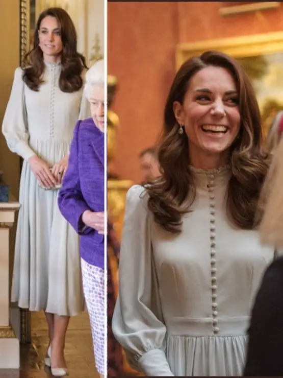 The Duchess of Cambridge in Familiar style to meet Familiar People at ...
