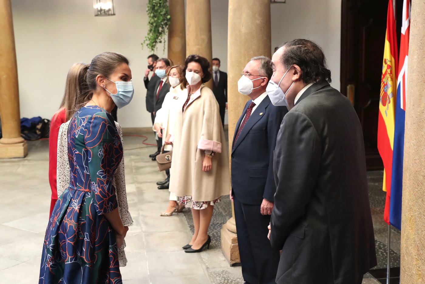 Queen Letizia of Spain continued her Repeat Spree in Oviedo | RegalFille