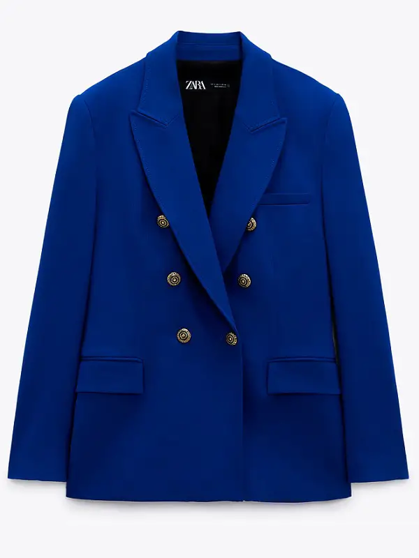 Zara Cobalt Tailored Blazer | RegalFille