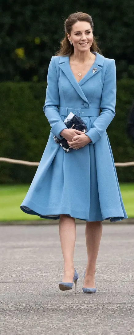 Catherine Walker Blue Coat Dress, RegalFille