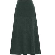 Gucci Pleated Checked Wool-Twill Midi Skirt - Kate Middleton