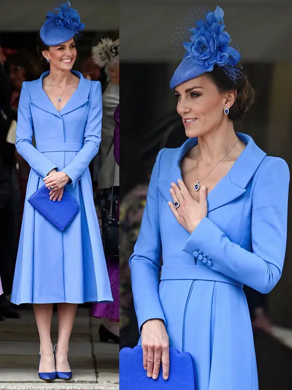 Alexander McQueen Blue Coat dress, RegalFille