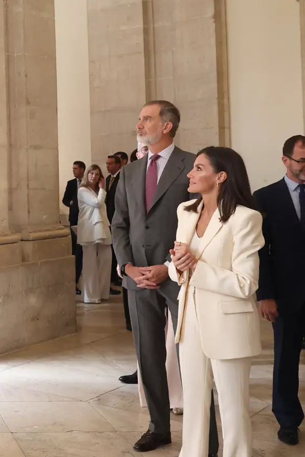 King Felipe and Queen Letizia of Spain opened Special Exhibition 'Felipe VI' 2024