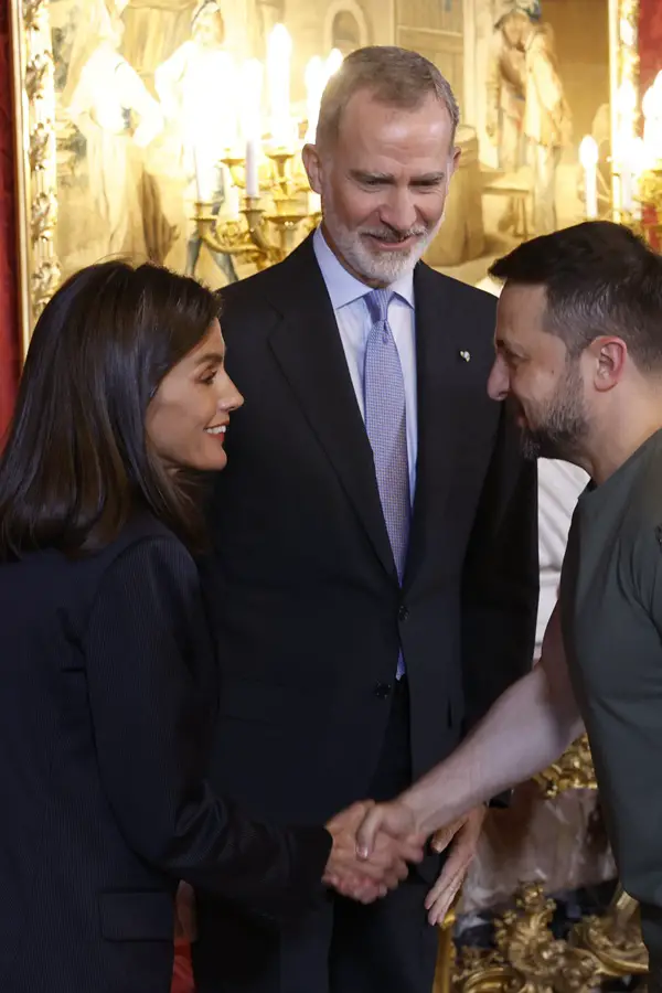 King Felipe and Queen Letizia welcomed The Ukrainian President 2024
