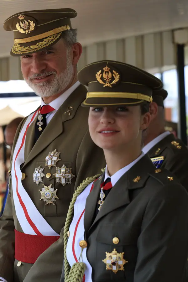 King Felipe and Princess Leonor presented Royal Offices to the Non Commissioned Officers 2024