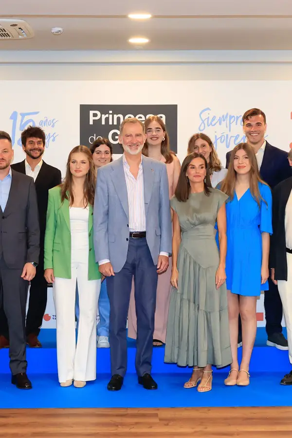 Queen Letizia Rented an Aje dress for Princess of Girona Foundation Advisory Council Meeting